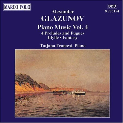 A. GLAZUNOV - 4 Preludes & Fugues / Idylle (CD)