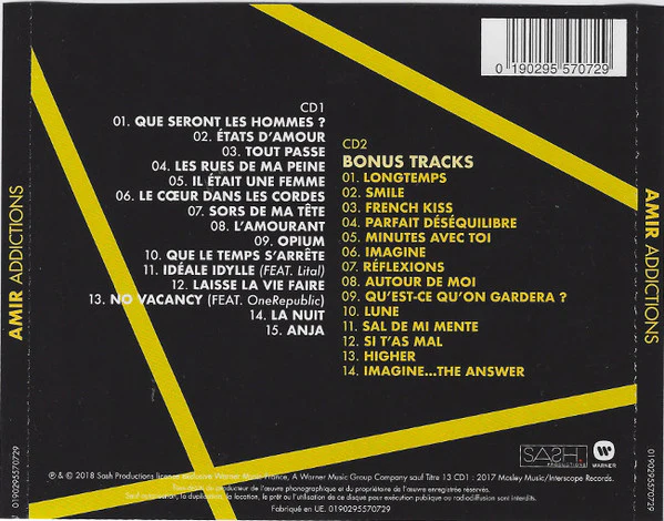 Amir* - Addictions (2xCD, Album, RE, Col) (Near Mint (NM or M-)) - Image 5