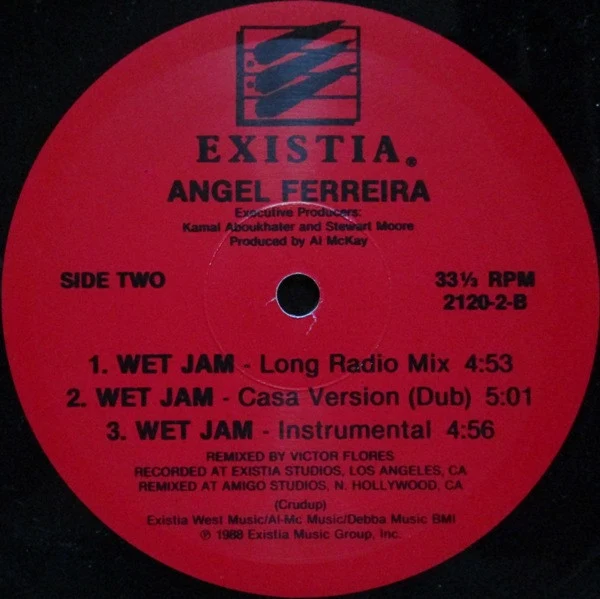 Angel Ferreira - Wet Jam (12", Single) (Very Good Plus (VG+)) - Image 4