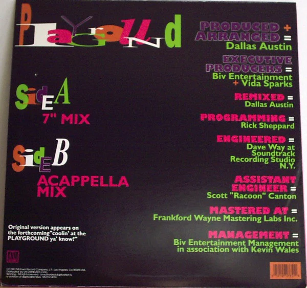 Another Bad Creation - Playground (12", Single) (Very Good Plus (VG+)) - Image 4