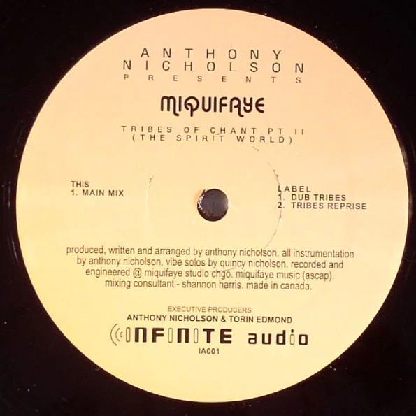 Anthony Nicholson Presents Miquifaye - Tribes Of Chant Pt II (The Spirit Of World) (12") (Very Good Plus (VG+)) (Very Good Plus (VG+))