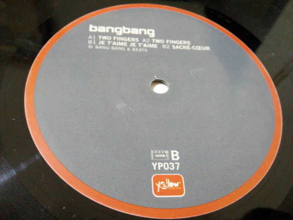 Bang Bang Featuring Jay Jay Johanson* - Two Fingers (12") (Very Good Plus (VG+)) - Image 2