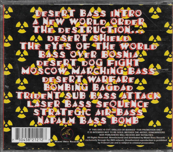 Bass Militia - Kombat Bass (CD, Promo) (Near Mint (NM or M-)) - Image 2