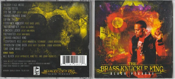 Black Pegasus - The Brass Knuckle King (CD, Album) (Near Mint (NM or M-)) (Very Good Plus (VG+)) - Image 2
