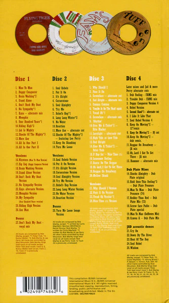 Bob Marley & The Wailers - Man To Man (4xCD, Comp) (Near Mint (NM or M-)) (Very Good Plus (VG+)) - Image 2