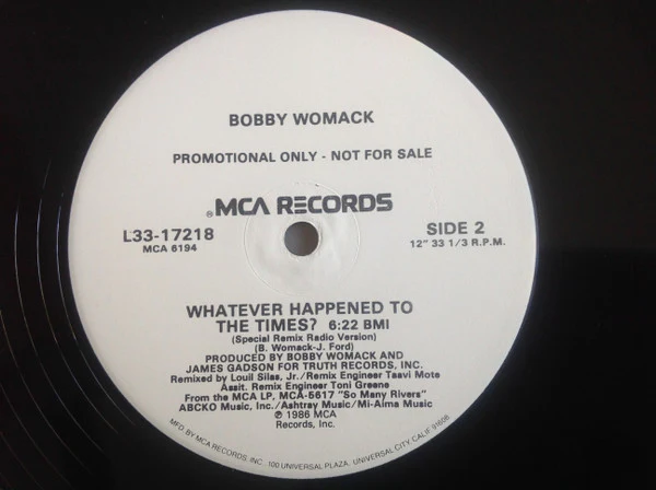 Bobby Womack - (I Wanna) Make Love To You (12", Single, Promo) (Near Mint (NM or M-)) - Image 2
