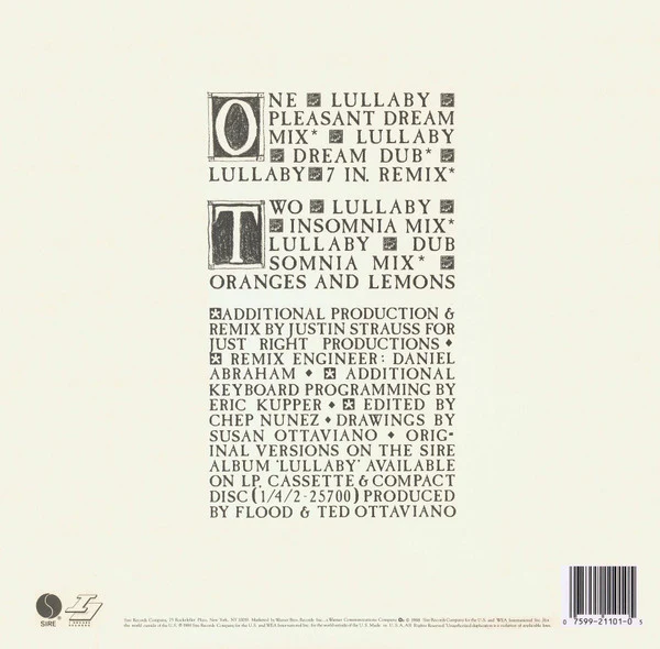 Book Of Love - Lullaby (12", Maxi) (Very Good Plus (VG+)) (Very Good Plus (VG+)) - Image 2