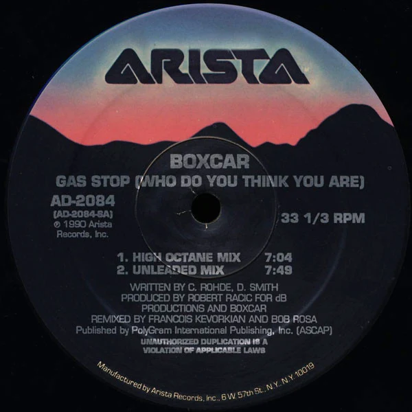 Boxcar - Gas Stop (Who Do You Think You Are) (12") (Near Mint (NM or M-)) (Very Good Plus (VG+)) - Image 3