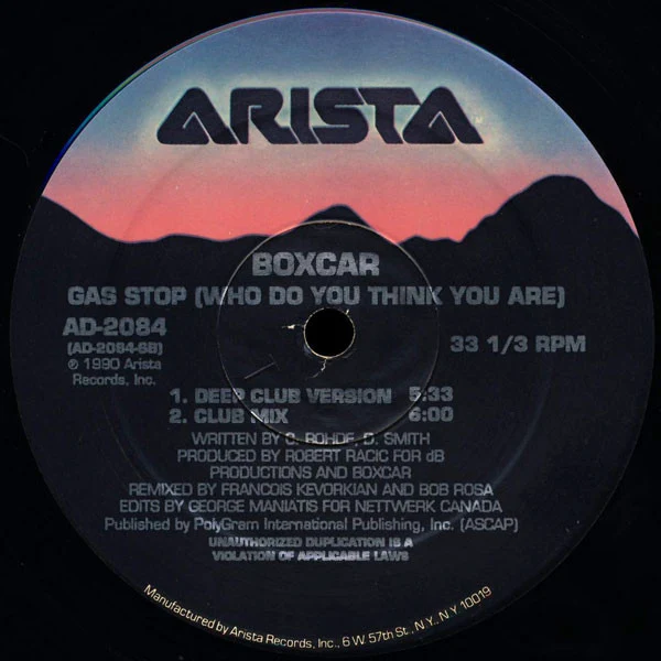 Boxcar - Gas Stop (Who Do You Think You Are) (12") (Near Mint (NM or M-)) (Very Good Plus (VG+)) - Image 4