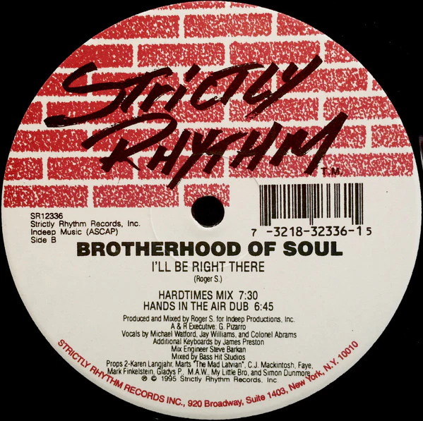 Brotherhood Of Soul - I'll Be Right There (12") (Very Good Plus (VG+)) - Image 4