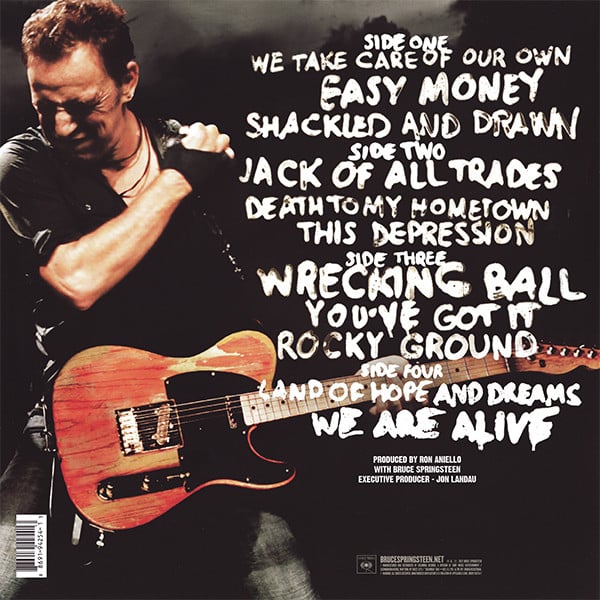 Bruce Springsteen - Wrecking Ball (2xLP, Album, 180 + CD, Album) (Very Good Plus (VG+)) (Very Good Plus (VG+)) - Image 2