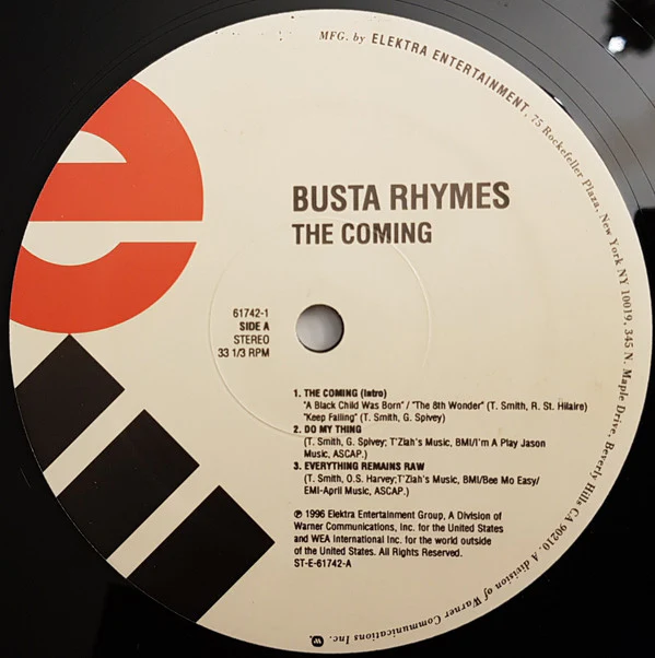 Busta Rhymes - The Coming (2xLP, Album) (Very Good Plus (VG+)) (Very Good Plus (VG+)) - Image 3