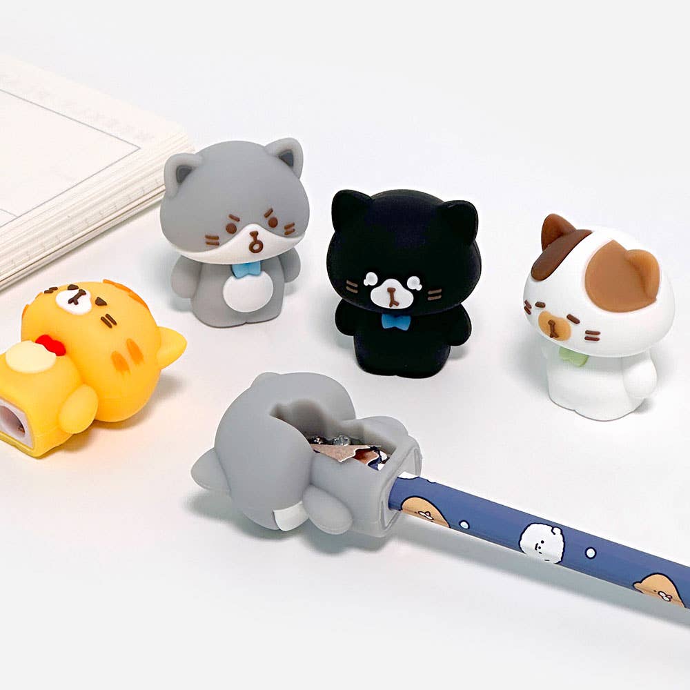 Cat Figure 3D Silicon Pencil Sharpener - Image 3