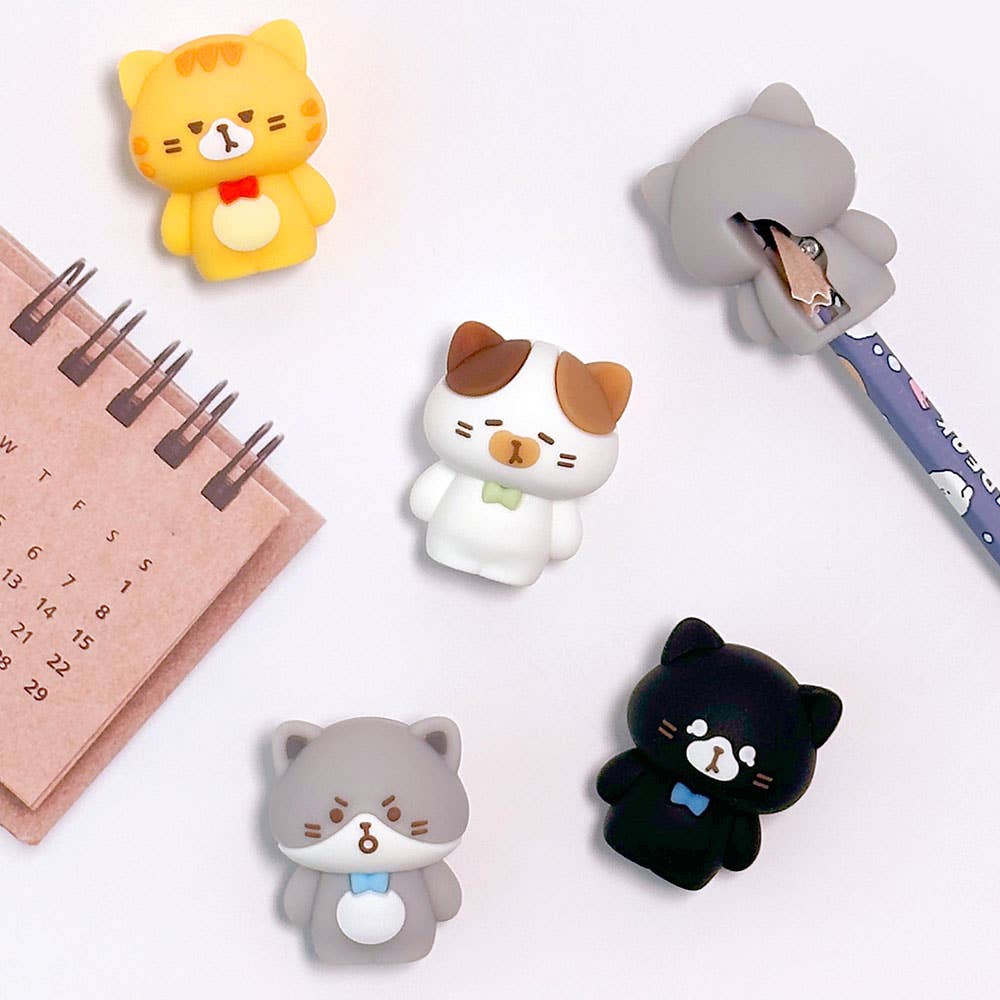 Cat Figure 3D Silicon Pencil Sharpener - Image 6