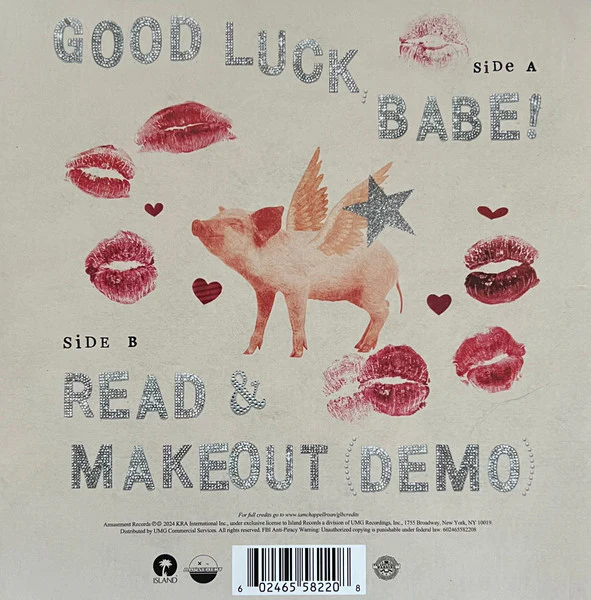 Chappell Roan - Good Luck, Babe! (7", Single, Red) (Very Good Plus (VG+)) (Very Good Plus (VG+)) - Image 2