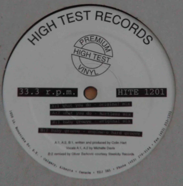 Colin Hart - What You Do / Baby Groove (12") (Very Good Plus (VG+))