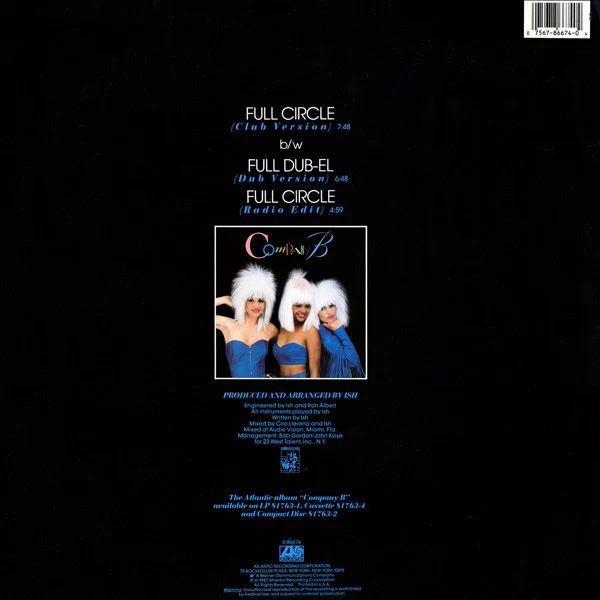 Company B - Full Circle (12") (Very Good Plus (VG+)) (Very Good Plus (VG+)) - Image 2
