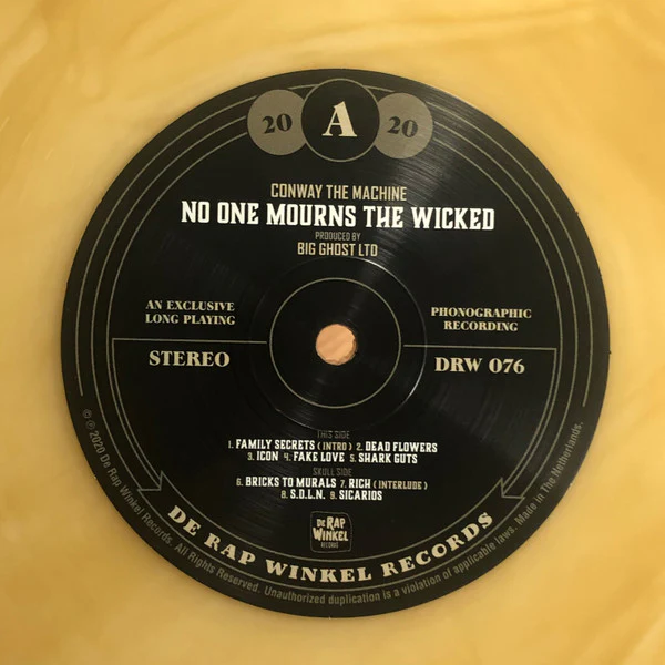 Conway The Machine - No One Mourns The Wicked (LP, Album, Ltd, Num, Gol) (Very Good Plus (VG+)) - Image 5