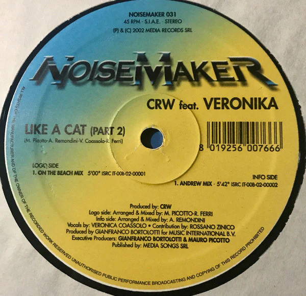 CRW - Like A Cat (2x12") (Very Good Plus (VG+)) - Image 3