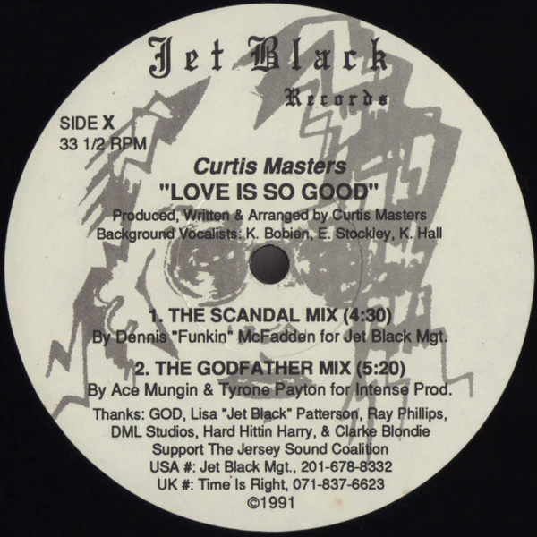 Curtis Masters - Love Is So Good (12") (Very Good Plus (VG+))