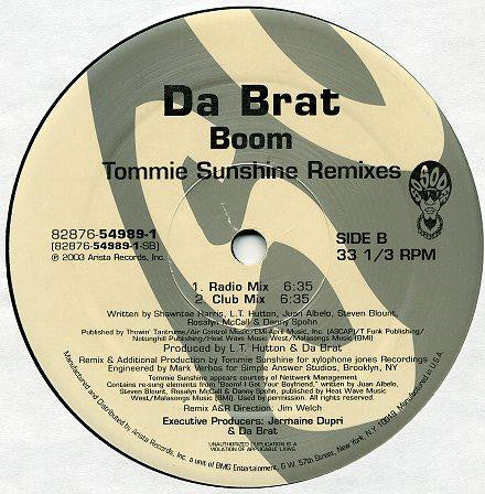 Da Brat - Boom (Remixes) (12") (Very Good Plus (VG+)) - Image 2