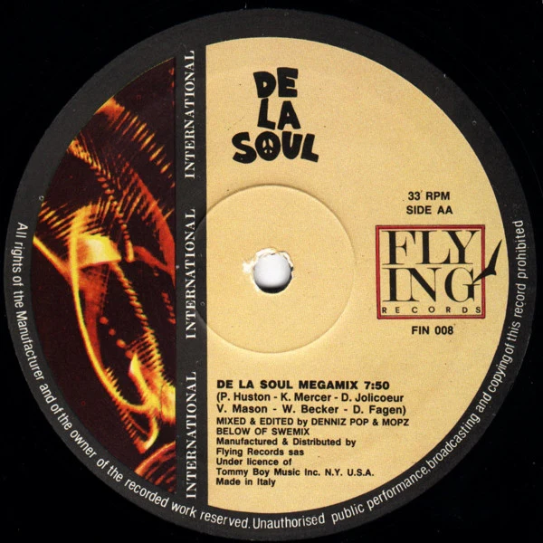 De La Soul - Tread Water Remix / De La Soul Megamix (12") (Very Good Plus (VG+)) - Image 3