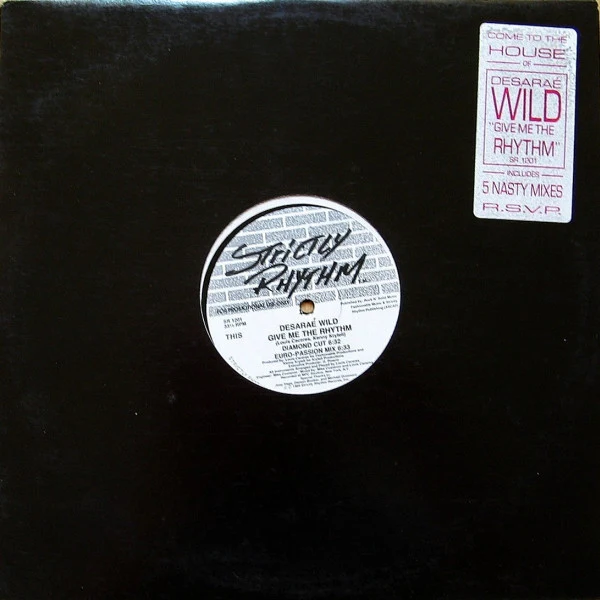 Desaraé Wild - Give Me The Rhythm (12", Promo) (Very Good Plus (VG+)) - Image 3