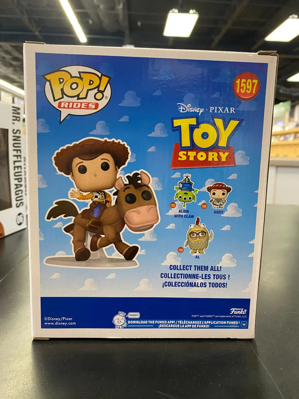 Disney Pixar Toy Story Funko Pop Rides Deluxe Woody on Bullseye #1597 Exclusive - Image 4
