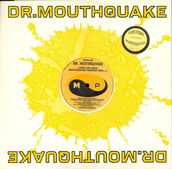 Dr. Mouthquake - Love On Love (12", Single) (Very Good Plus (VG+)) - Image 5