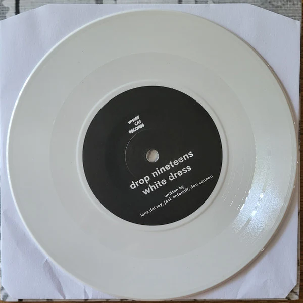 Drop Nineteens - White Dress (7", Single, Ltd, Whi) (Near Mint (NM or M-)) - Image 3