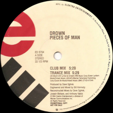 Drown - Pieces Of Man (12", Promo) (Very Good Plus (VG+))