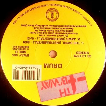 Drum - The Swirl / Jaws (12") (Very Good Plus (VG+)) (Very Good Plus (VG+)) - Image 2