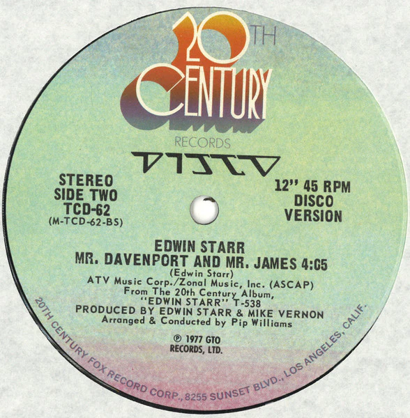 Edwin Starr - I Just Wanna Do My Thing (12") (Very Good Plus (VG+)) - Image 2