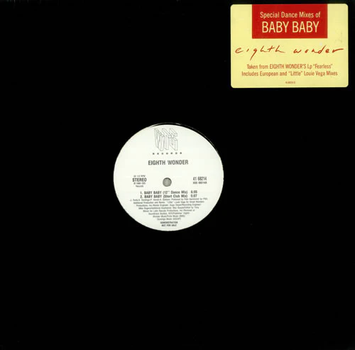 Eighth Wonder - Baby Baby (12", Promo) (Very Good Plus (VG+))