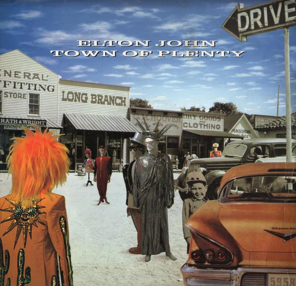 Elton John - Town Of Plenty (12", Single) (Very Good Plus (VG+)) (Very Good Plus (VG+))