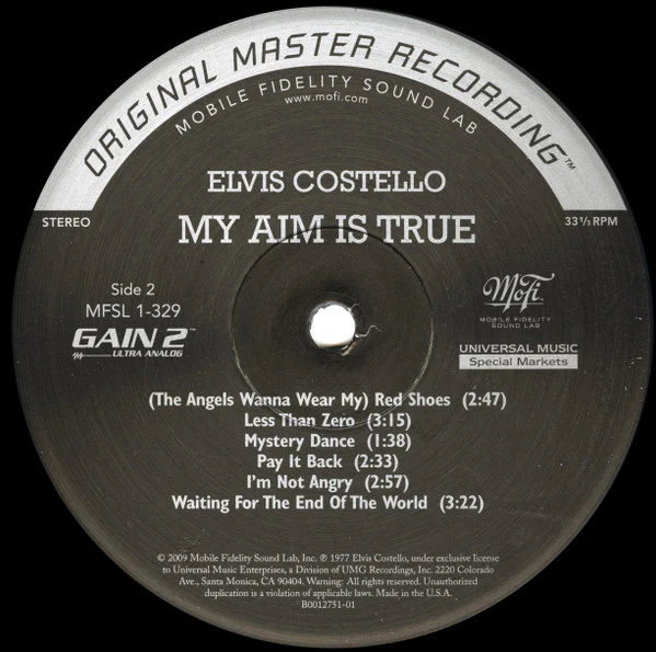 Elvis Costello - My Aim Is True (LP, Album, Ltd, Num, RE, RM, S/Edition, Hal) (Near Mint (NM or M-)) (Very Good Plus (VG+)) - Image 4