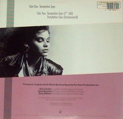 Erica Smith - Temptation Eyes (12") (Very Good Plus (VG+)) - Image 2