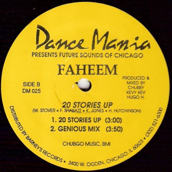 Faheem - Must Be The Music (12") (Near Mint (NM or M-)) (Very Good Plus (VG+)) - Image 2
