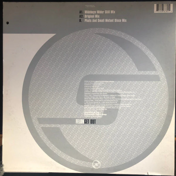 Felon - Get Out (12") (Very Good Plus (VG+)) - Image 2