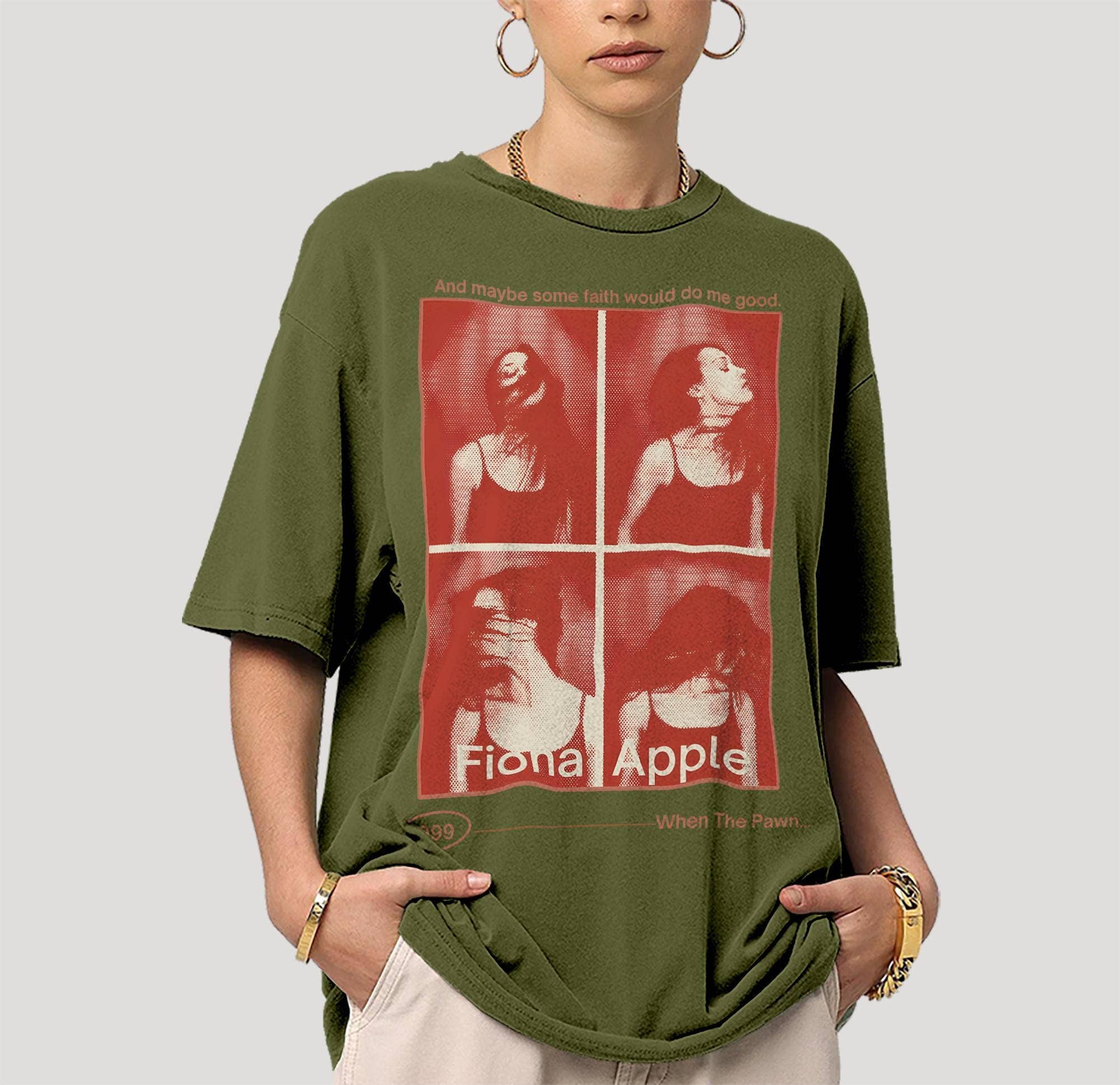 Fiona Apple When The Pawn 1999 Album Music T-Shirt - Image 2