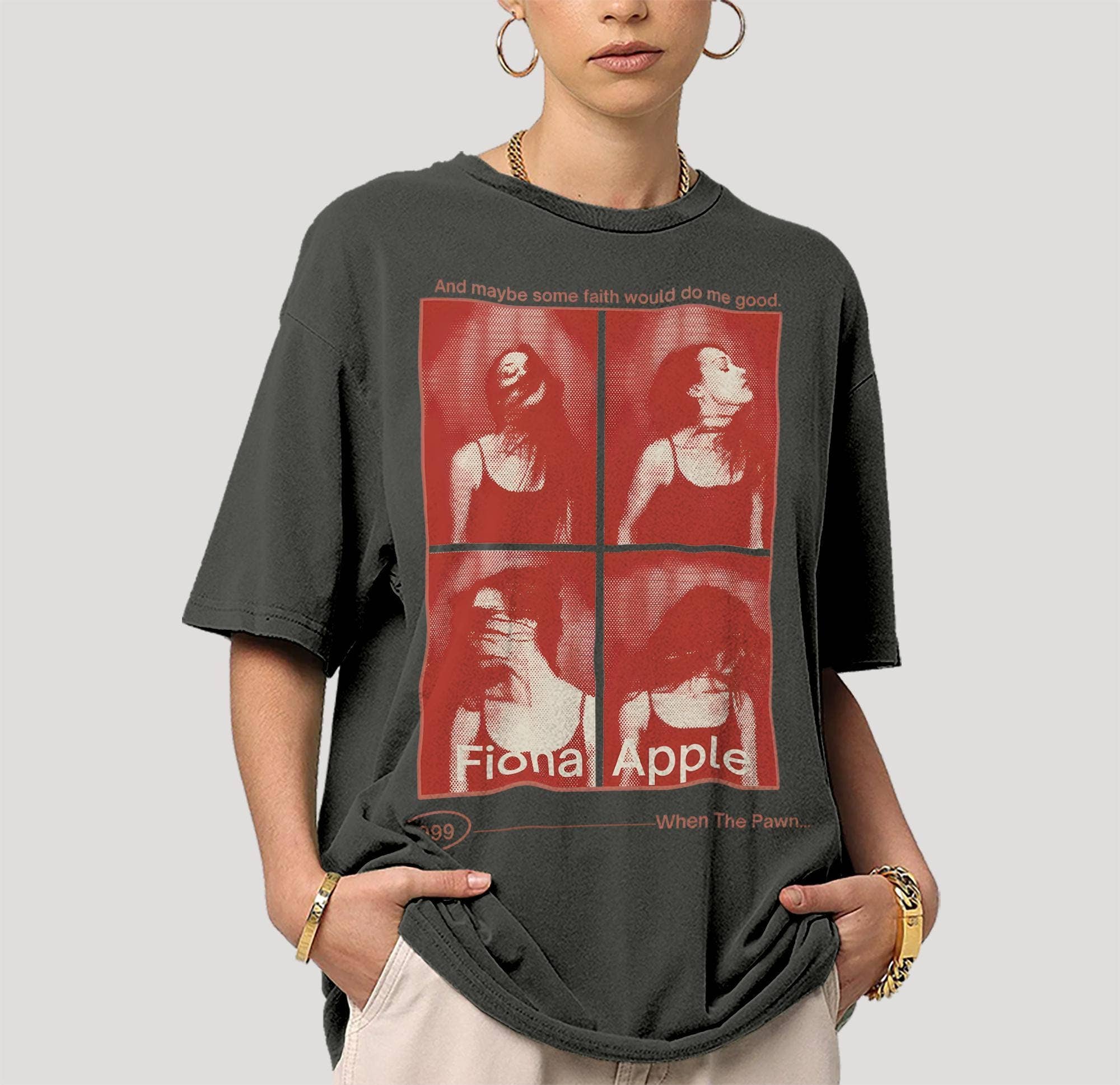 Fiona Apple When The Pawn 1999 Album Music T-Shirt - Image 3