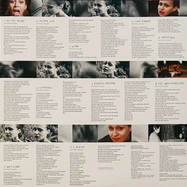 Fiona Apple - When The Pawn (LP, Album, Club, RE, RP, 180) (Near Mint (NM or M-)) (Very Good Plus (VG+)) - Image 4