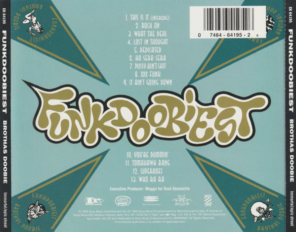 Funkdoobiest - Brothas Doobie (CD, Album, DAD) (Near Mint (NM or M-)) - Image 2