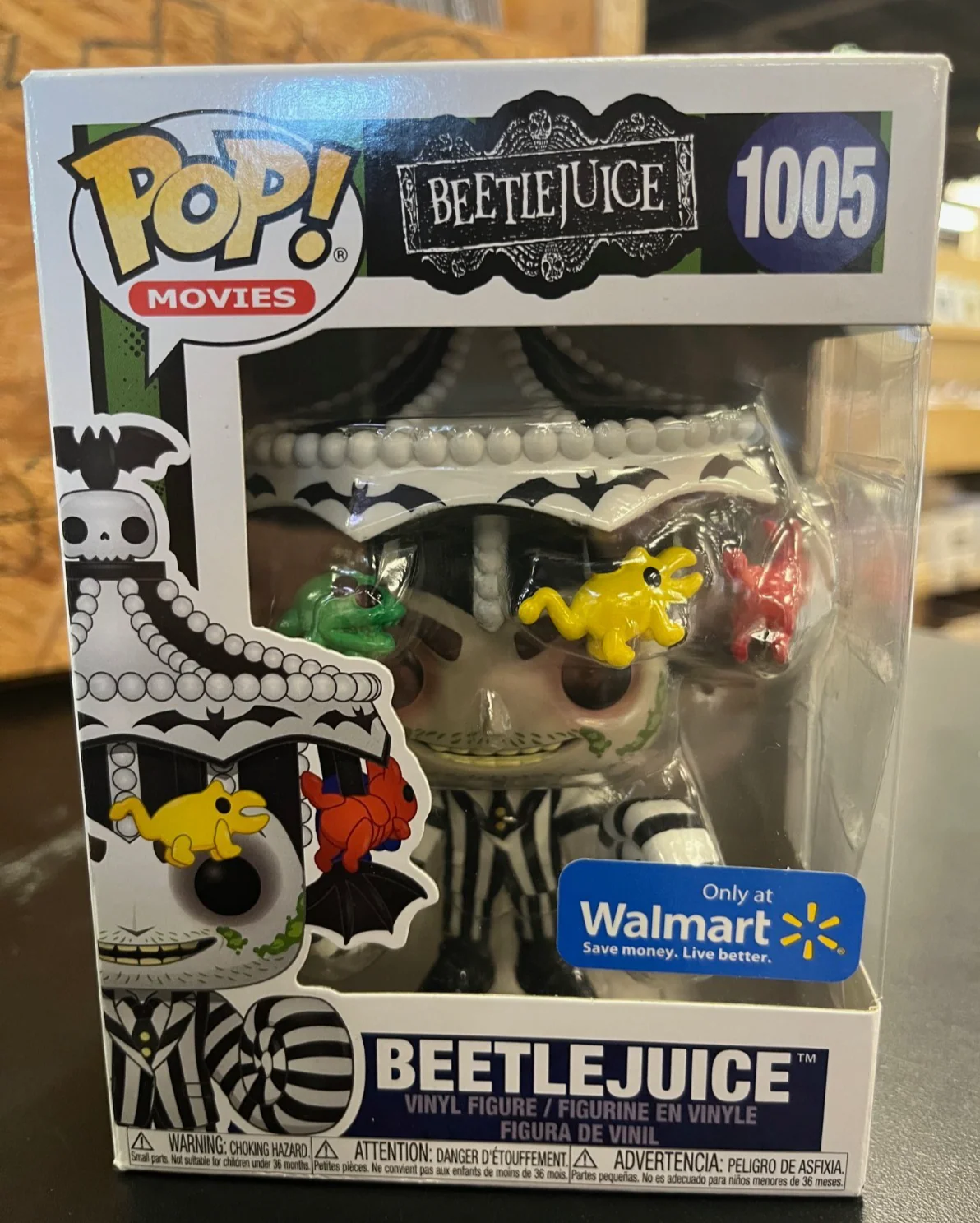 Funko Pop!: Beetlejuice - Beetlejuice - Walmart (Exclusive) #1005 PRE-OWNED