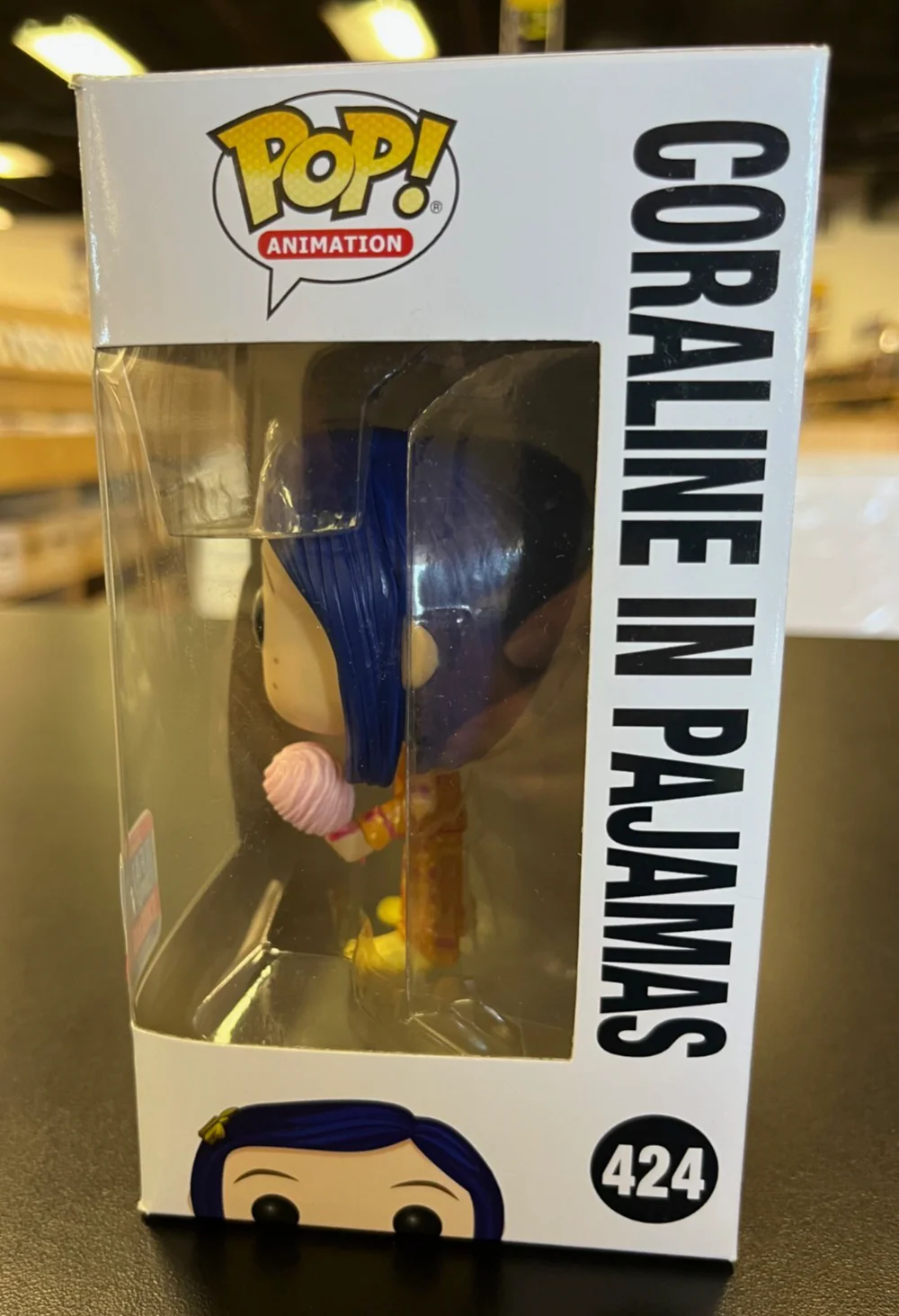 Funko Pop! Coraline - Coraline in Pajamas - NYCC Hot Topic Excl. #424 PRE-OWNED - Image 3