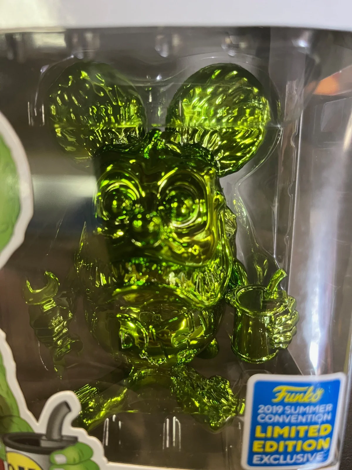 Funko Pop!: Rat Fink - Ratfink (Green Chrome) - San Diego Comic Con (Sdcctt) #15 - Image 2