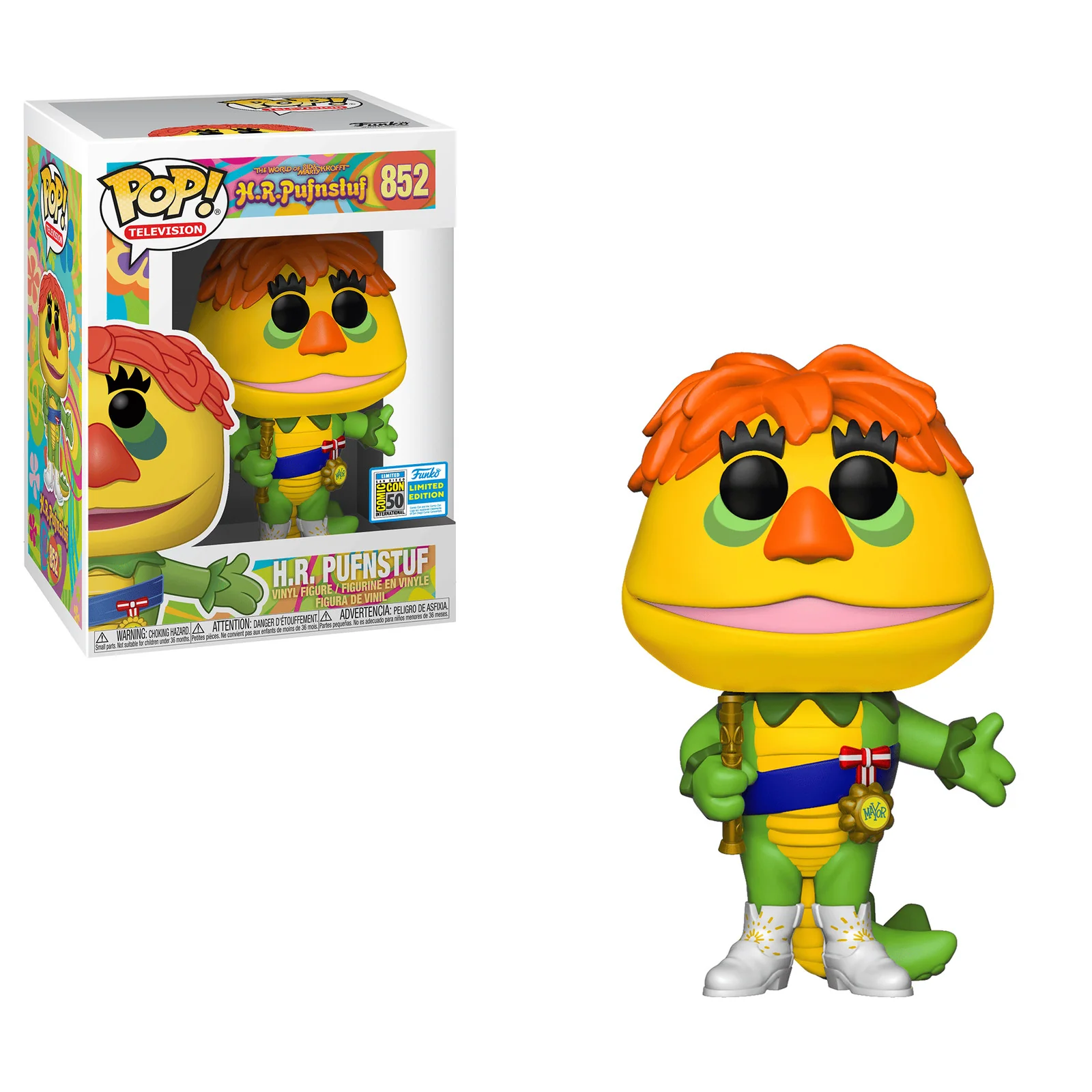Funko Pop! Vinyl: H.R. Pufnstuf - San Diego Comic Con (Exclusive) #852 PRE-OWNED - Image 8