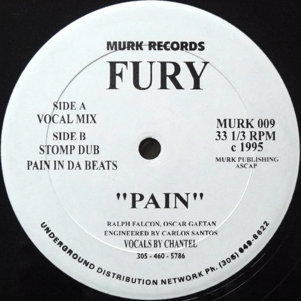 Fury - Pain (12") (Very Good Plus (VG+))
