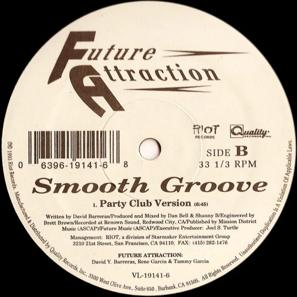 Future Attraction - Smooth Groove (12") (Very Good Plus (VG+)) - Image 2