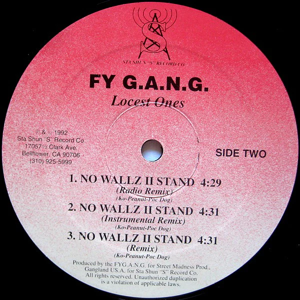 FY G.A.N.G. - Locest Ones (12") (Very Good Plus (VG+)) (Generic) - Image 2